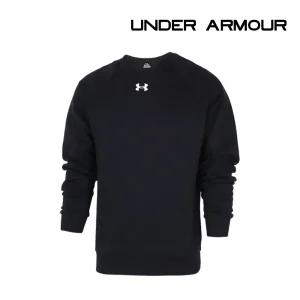 언더아머 맨투맨 라이벌 플리스 크루 남성 블랙 1379755-001