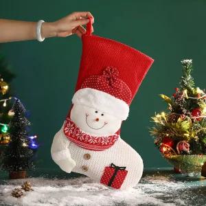 매장 장식용 대형 크리스마스 양말주머니 벽걸이형 선물장식 키즈존 연말분위기