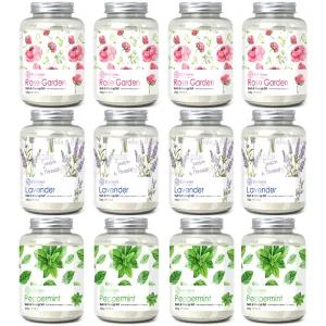 올레비엔 로즈가든500gX4개+라벤더500gX4개+페퍼민트500gX4개 바스 앤 마사지솔트