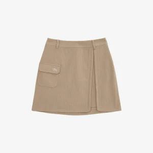 라코스테 스포츠 코듀로이 스커트 베이지 JF219E-55N 02S