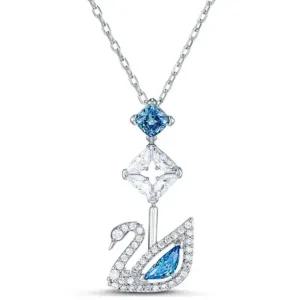 [브랜드 주얼리] Dazzling Swan Necklace Blue Rhodium plated 5530625 