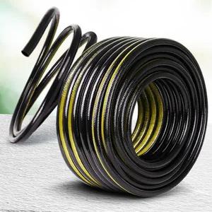 농업용 호스 튼튼한 물호스 산업용 흑 고압 호스 내구성 연결 꼬임 두꺼운 야외용 다용도 세차 급수 외관