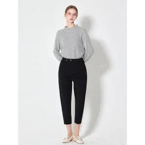 [하프클럽/]앞단추 포인트 네오플랜 배기 팬츠(택가격 119000원)