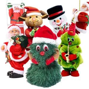 [젊은이마켓]크리스마스 줄타는산타 움직이는 댄싱 산타 크리스마스 트리 장식 산타클로스 벽장식 소품