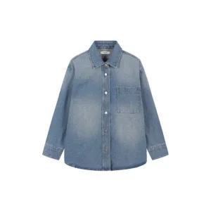 [롯데백화점]폴햄 여성 오버핏 데님 청셔츠 PHF4WC2043