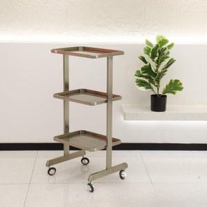 실 업소용 다용도 웨건 식당 샵 2단 플라스틱 수레 업소 선반 1개