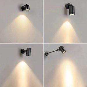 야외 외벽등 스포트라이트조명 벽등 소형 빛 전원 핀조명 외부 방수 간판 3W