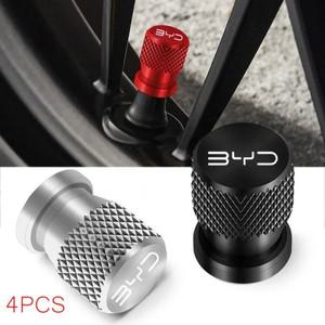 BYD 아토 3 송 플러스 당 한 탄 터안 씰 돌핀 미니 시걸 샤크 킹 자동차 휠 타이어 에어 밸브 캡 스템 커버