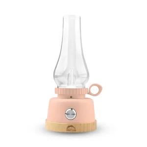 클래식 플레어 LED 호롱불 감성 캠핑랜턴 USB충전 3단조절 차박 캠핑조명