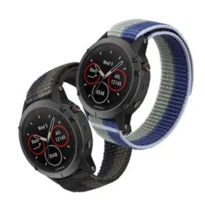 [골드스마일]가민 스마트워치 우븐 나일론 스포츠 루프 투톤밴드