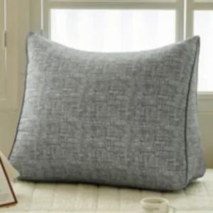 수니홈 등받이 쿠션 허리 베개 등쿠션 삼각 소형 차콜 BNS