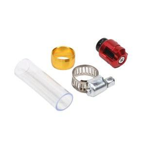 PCX150 PCX160 ADV150 ADV160 ox 155 Nmax V1 V2 클릭 125i 150i 용 CNC 합금의 오토바이 에어 필터 드레인 튜브