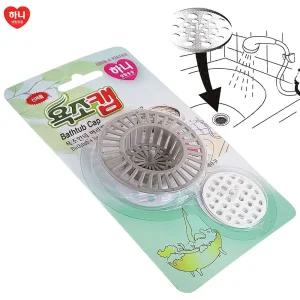 하니 욕조캡2P (2016) 욕조거름망 배수구망 물마개 배수구마개 배수구거름망
