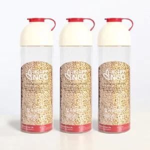 곡물 보관통 밀폐 용기 잡곡통 3호 1.1L 곡물통 잡곡통 견과류병 쌀보관통