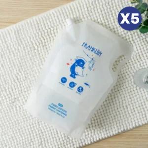 프랭클린 신생아 섬유 린스 유연제 빨래 세제 1L 5개