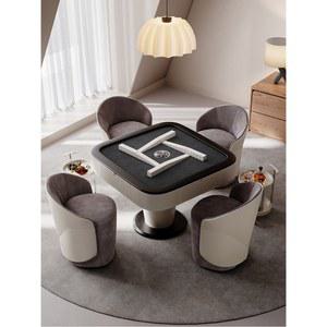 보드 다이 마작테이블 전동 화투매트 그레이드 이동식 마작게임 핑크 전통 카드놀이 카페