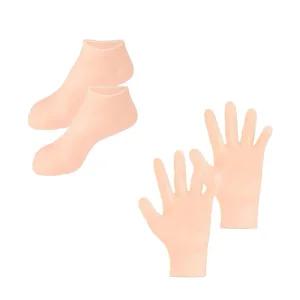 [HY2] 실리콘 덧신 장갑 발뒷꿈치 손보호 보습관리
