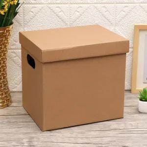 DIY 크라프트 수납 종이박스 박스보관함 다용도수납함 다용도정리함 뚜껑상자 보관박스