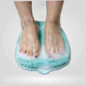가디언블루 풋브러쉬 손없이 발닦는 때타올 발세척매트 편리함 발닦기