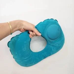 에어펌핑 목쿠션 장거리 목베게 자동차 기내용 여행용