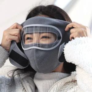 핫따숨 캐나다 고글마스크 4종 겨울 방한 마스크 귀마개 목도리 워머 탈부착 고글 등산 자전거 스키