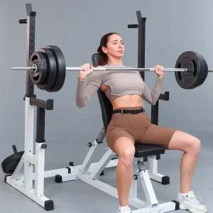 스쿼트랙 가정용 파워랙 하프랙 레드 홈짐