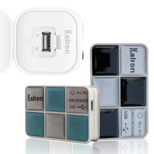 칼론 KR-620 SDHC 마이크로 SD CF 올인원 멀티 카드 리더기 슬롯 컴퓨터 블랙박스 PC 노트북 