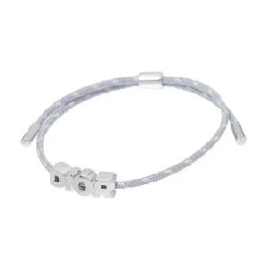 [DIOR] 디올 실버 로고 팔찌 (B2441HOMMT 005)