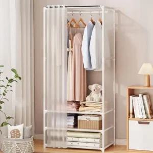 선반형 옷장 행거형 자취방 원룸 간이옷장 비키니장 비키니장 간이옷장 선반옷장 행거옷