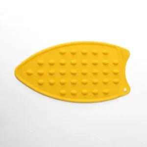 다리미받침 옐로우 실리콘 다리미받침대 다리미받침 다리미받침대 미니다리미받침