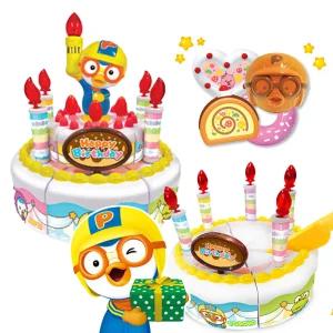뽀로로 멜로디 생일케이크 장난감 촛불끄기 돌아기장난감