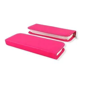 [하프클럽/]가위 가죽케이스 핑크 미용지갑 보관케이스 가위집