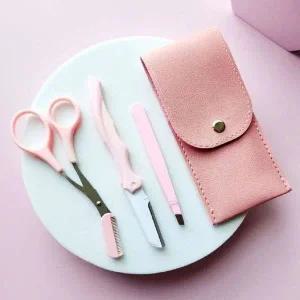 [하프클럽/]눈썹 트리밍 3종 세트 눈썹정리 눈썹가위 눈썹칼 가위