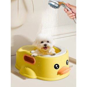 반려견 목욕통 반려동물 전용 기본온도조절 애완 대형견 접이식강아지욕조 애완견 세탁기 폴딩