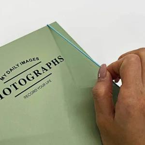 네컷 접착식 포토북 앨범 그린 네컷 사진첩 성장 사진