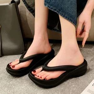 [SBFU630]플랫폼 쪼리 슬리퍼 통굽 슬라이드 여름