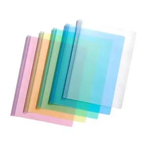 화일케이스 둥근 쫄대 화일 대용량 A4 8mm 투명 팩 10개입 1SET