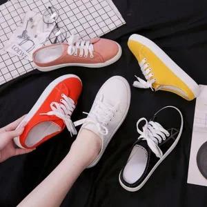 [S41640W]여성 뮬 스니커즈 운동화 신발 5컬러