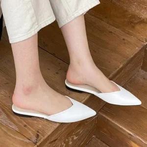 [SBFV0LD]디자인 심플뮬 라인 뮬 슬리퍼 5FW