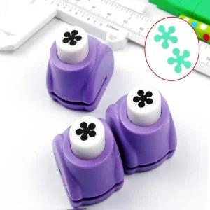 손가락모양펀치 팬시 펀칭기 1P 매화꽃 미니 모양 펀치