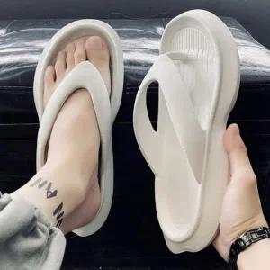 [SWX4X40]않는 가벼운 소재 통굽 공용 키높이 쪼리