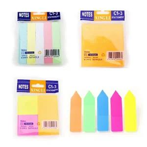 1색접착메모지 사무 문구 학용품 붙이는 메모장 접착식 떡