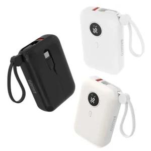 바우아토 충전선 일체형 10000 보조배터리 기내반입가능 해외여행보조배터리 C타입 8핀