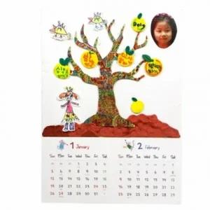 ( )뚝딱 나무 달력 만들기 5인용 교구 재료