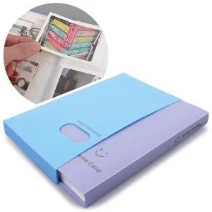 명함케이스 120칸 블루 명함집 정리 보관