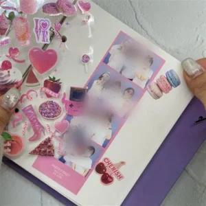 인생사진 네컷 접착식 포토북 앨범 퍼플 네컷앨범