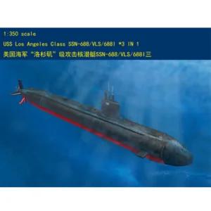 조립 688/VLS/688I 모델 83530 키트 건물 스틱 장난감 미국 les 군사 클래스 장식미니어처 잠수함 소장