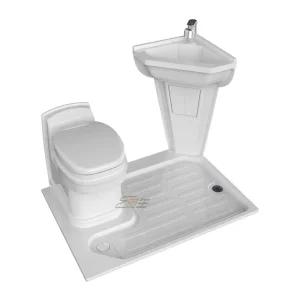 캠핑카 세면대 카라반 싱크대 스텐 일체형 샤워부스 자작