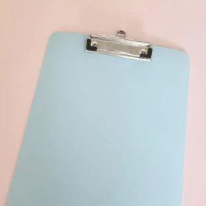 게시판 A4 클립보드 서류철 스카이블루