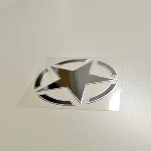 그리븐 스타 별 메탈 스티커, 무광 + 유광, 2개